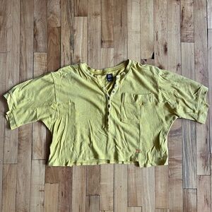 Cropped patchwork shirt